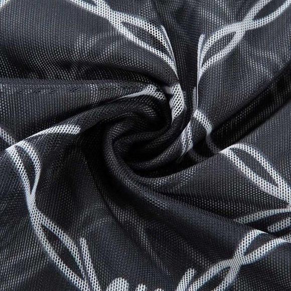 ✨HP!✨Barbed wire mesh long sleeve cropped top - Picture 8 of 15